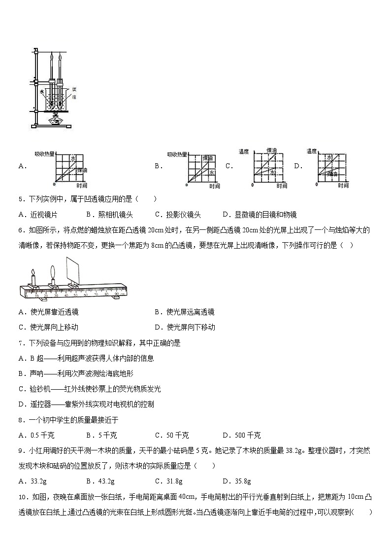 山东省临朐县2023-2024学年八上物理期末联考模拟试题含答案第2页