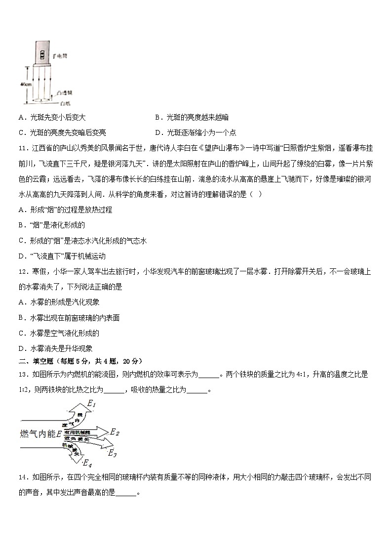 山东省临朐县2023-2024学年八上物理期末联考模拟试题含答案第3页