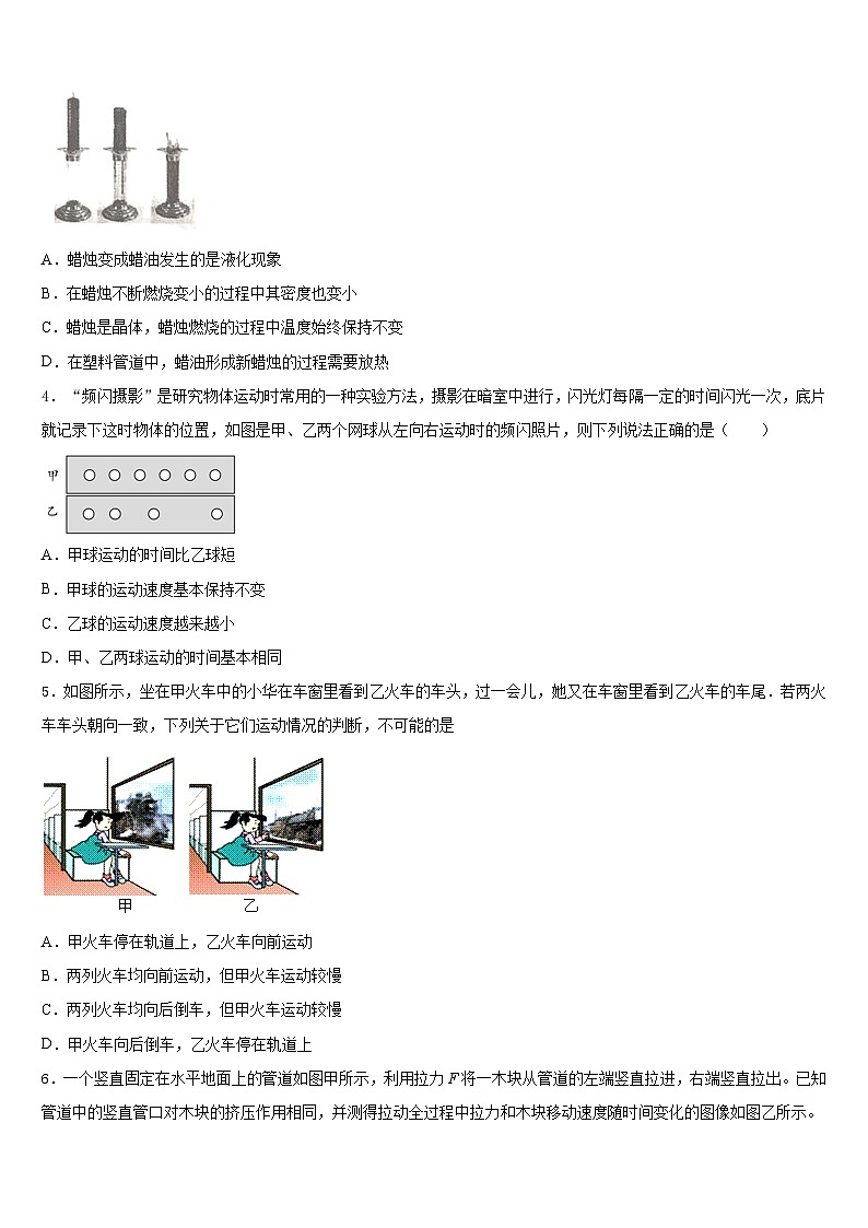 河北省宁晋县2023-2024学年物理八上期末质量跟踪监视试题含答案02