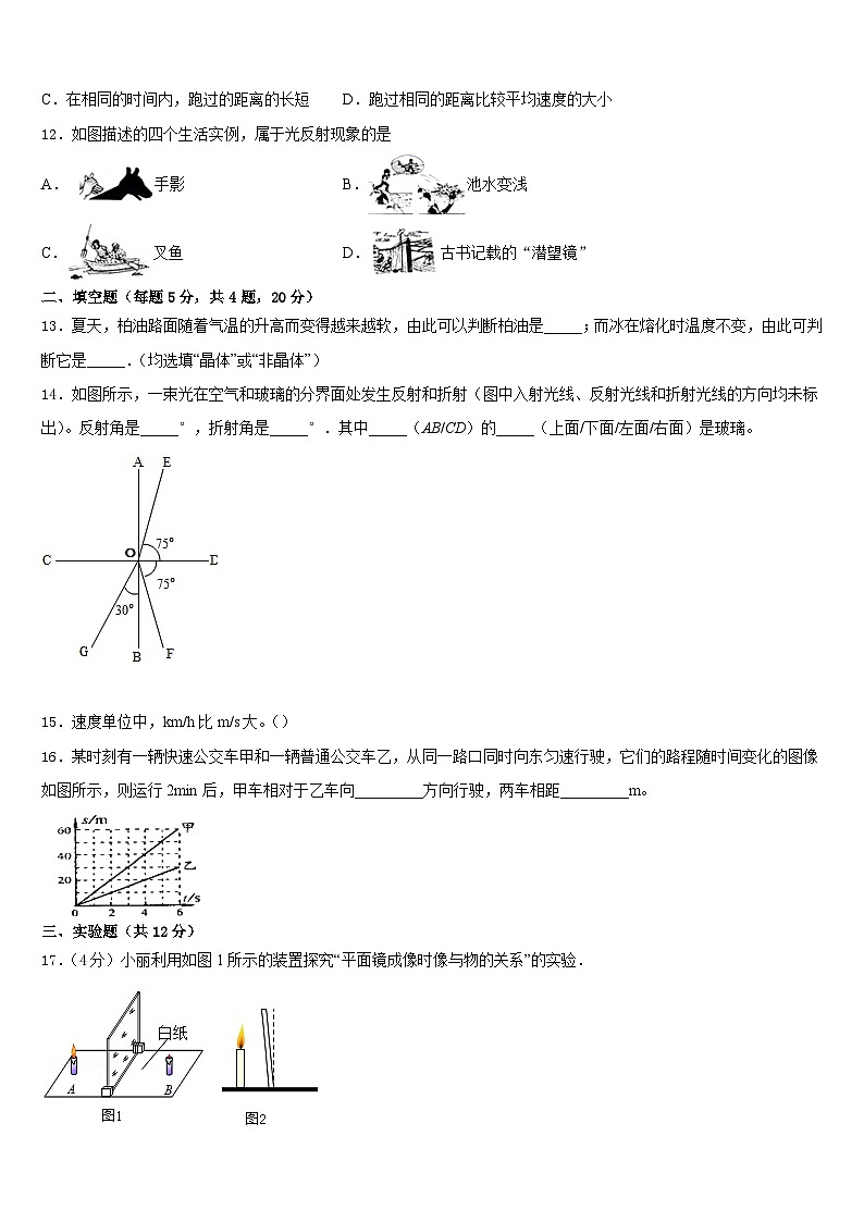 河南省各地(部分地区)2023-2024学年八上物理期末达标检测模拟试题含答案第3页