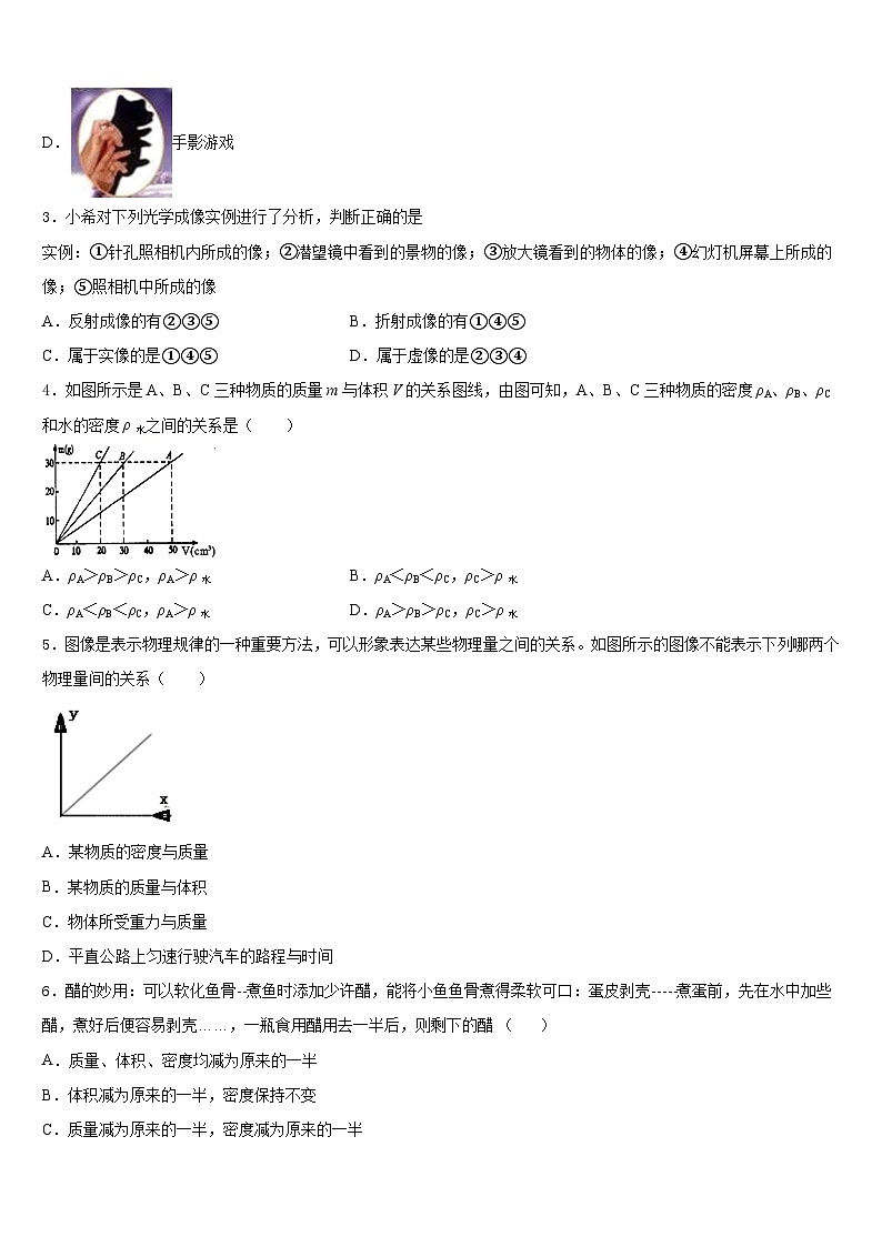 江苏省徐州市邳州市2023-2024学年八上物理期末学业水平测试试题含答案第2页
