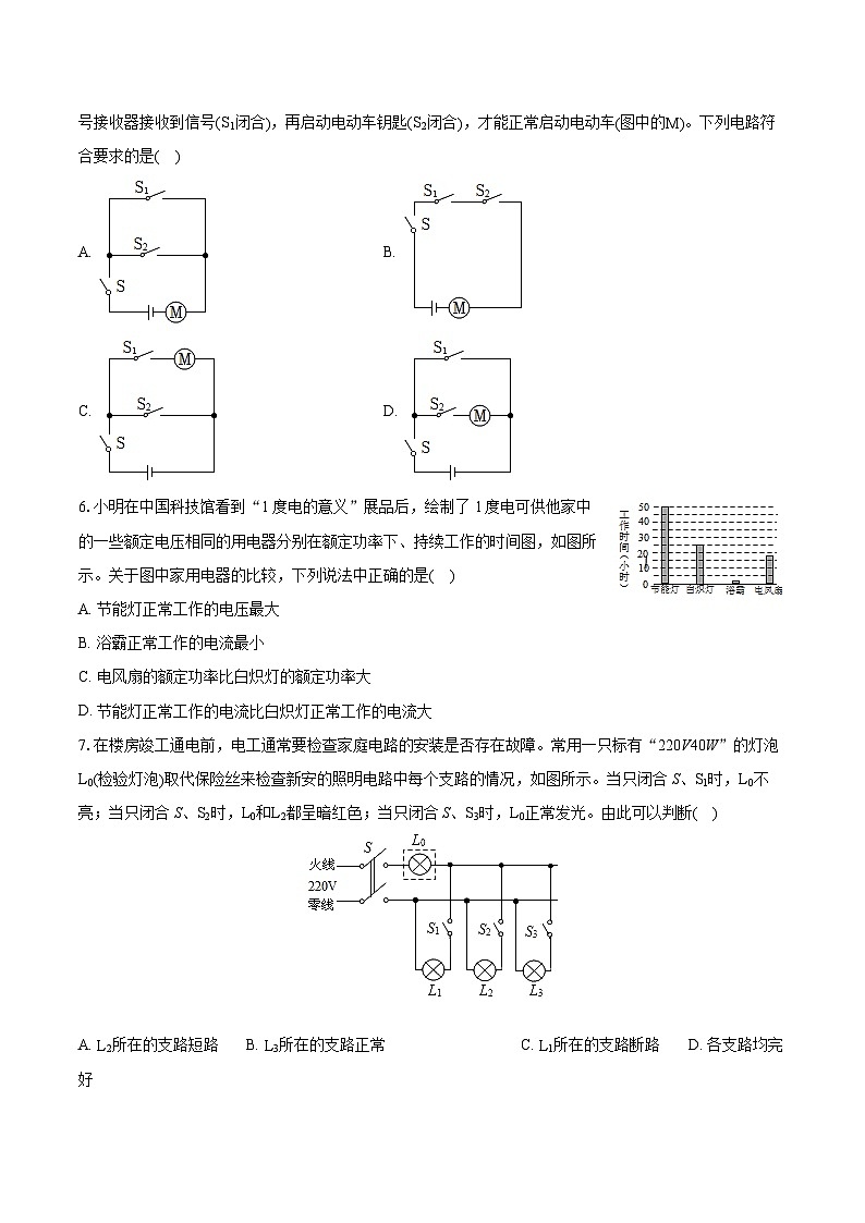 2022-2023學年廣東省中山市九年級(上)期末物理試卷(含詳細答案解析)第2頁
