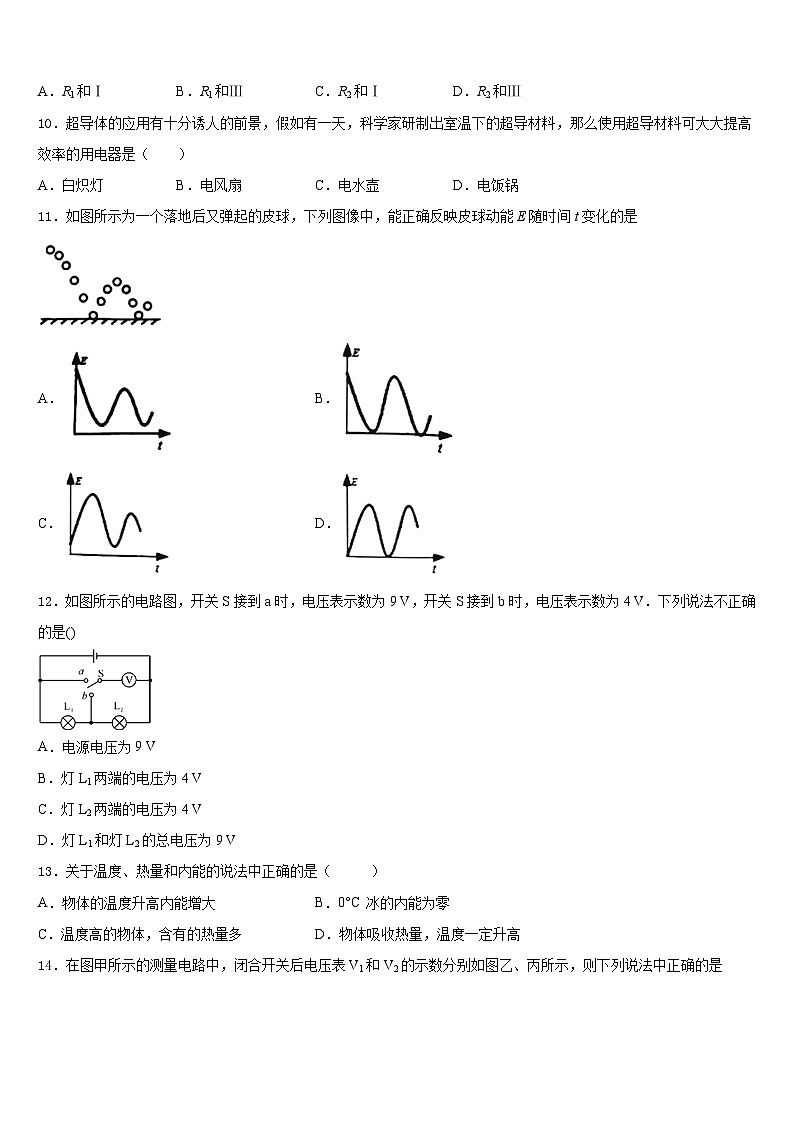 2023-2024学年北京市石景山区九上物理期末监测试题含答案第3页