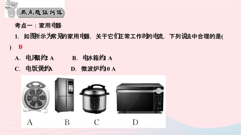 2024九年级物理下册第九章家庭用电本章复习与训练作业课件新版教科版07