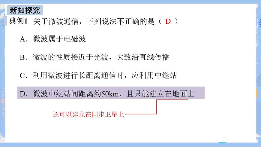 人教版物理九年級下冊第21章 第4節(jié) 越來越寬的信息之路 課件第7頁