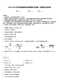 2023-2024学年安徽省宿州市泗县物理九年级第一学期期末考试试题含答案