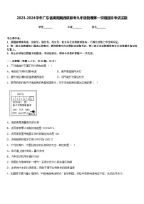 2023-2024学年广东省揭阳揭西县联考九年级物理第一学期期末考试试题含答案