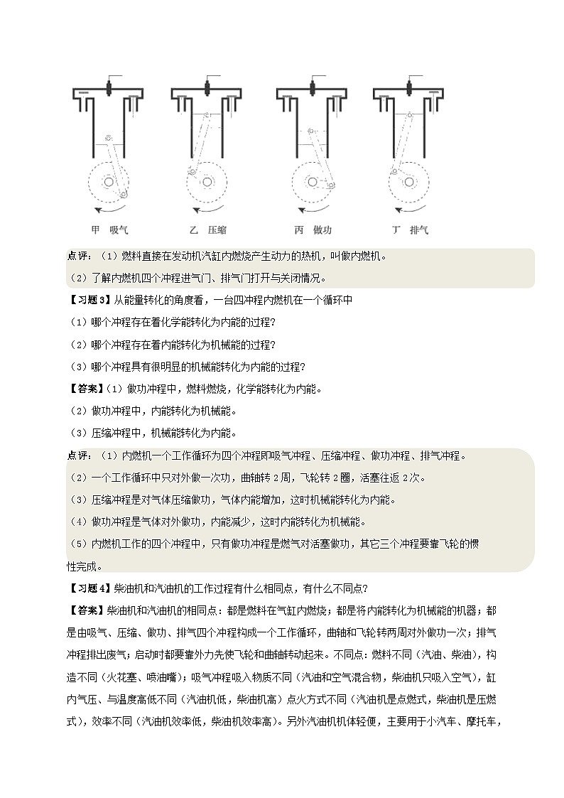 14.1 热机(课后课堂讲义) 人教版物理九年级全一册第2页