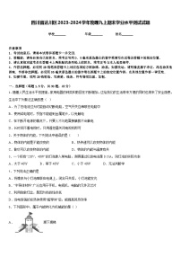 四川省达川区2023-2024学年物理九上期末学业水平测试试题含答案