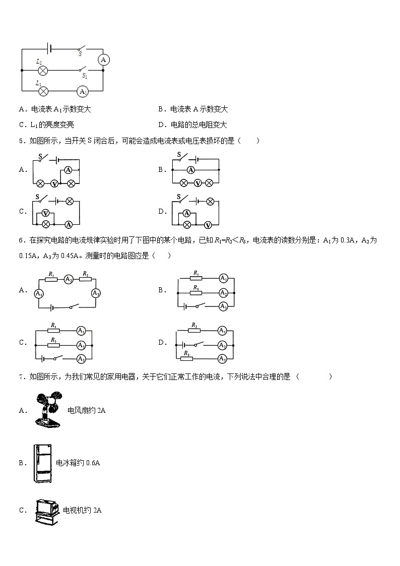 海北市重点中学2023-2024学年九上物理期末达标检测试题含答案02