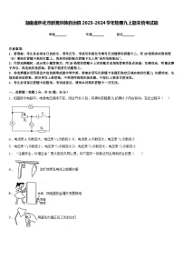 湖南省懷化市新晃侗族自治縣2023-2024學(xué)年物理九上期末統(tǒng)考試題含答案
