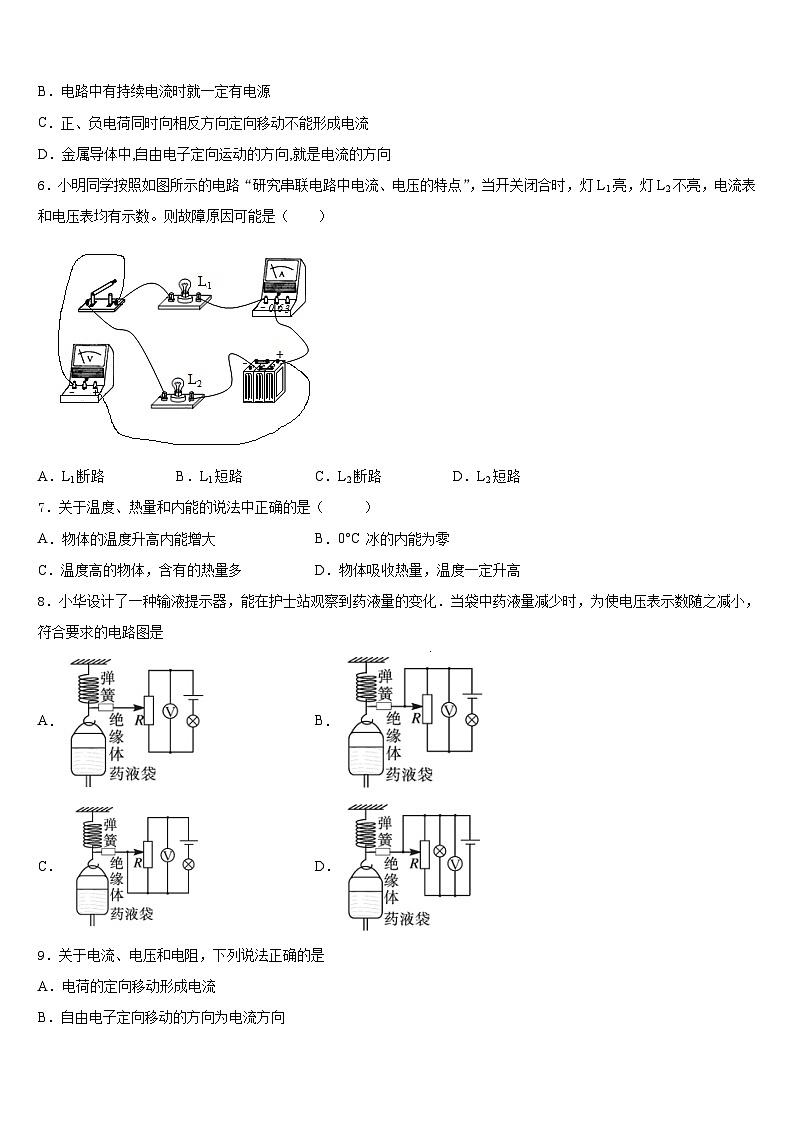 湖南省邵阳市双清区2023-2024学年九上物理期末质量跟踪监视模拟试题含答案第2页