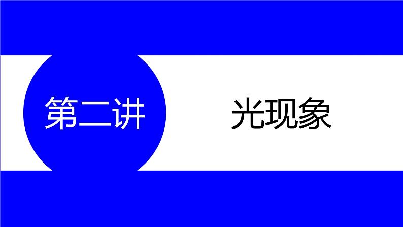 物理中考复习考点研究 第二讲 光现象 PPT课件01