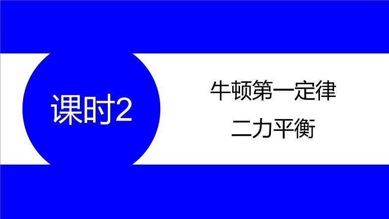 物理中考复习考点研究 第六讲 力 运动和力 课时2 牛顿第一定律 二力平衡 PPT课件第1页