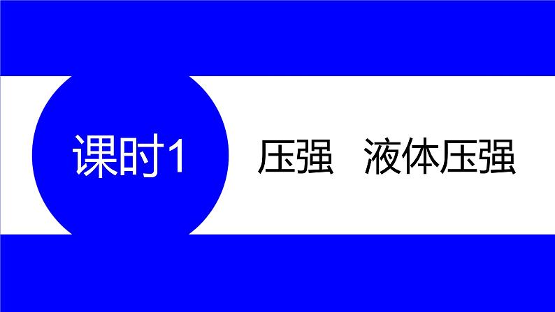 物理中考复习考点研究 第七讲 压强 课时1 压强 液体压强 PPT课件第1页