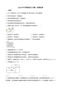 2024年中考物理复习专题:欧姆定律(含答案)