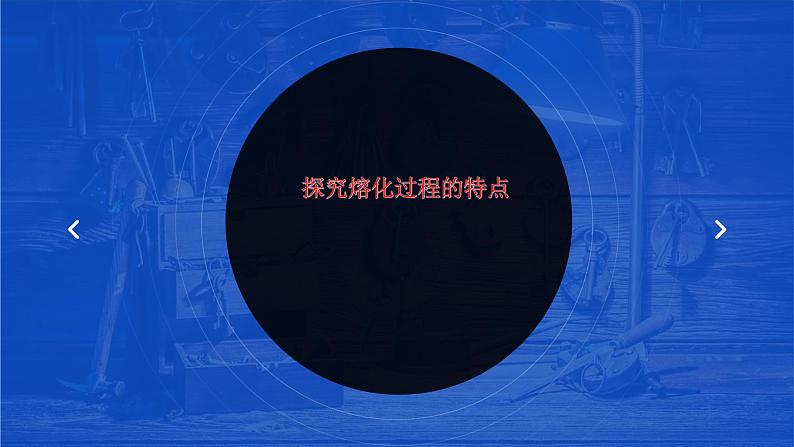 沪粤版物理八年级上册探究熔化过车的特点课件第1页