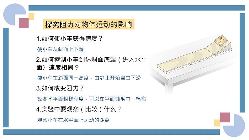 人教版物理八年级下册 8.1牛顿第一定律 教学课件05