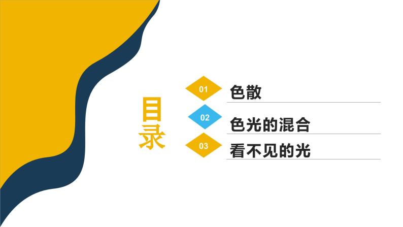 人教版初中物理八年级上册4.5 光的色散 课件03