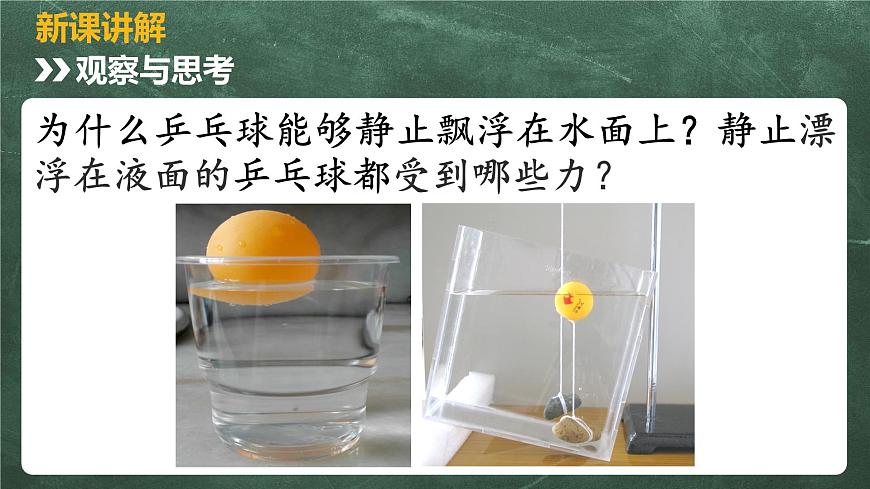 北師大版物理八年級下冊 8.5、學生實驗：探究—影響浮力大小的因素 教學課件第1頁