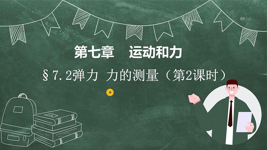 北師大版物理八年級下冊 7.2、彈力  力的測量(第2課時(shí)) 教學(xué)課件第6頁