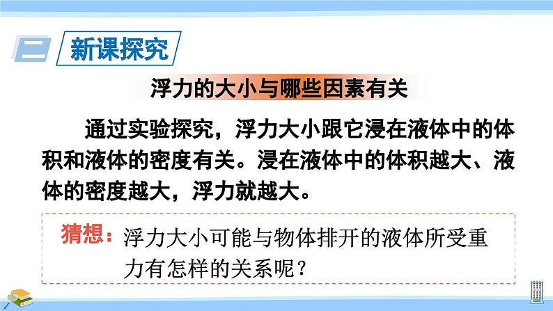 沪科版八年级物理下册课件 第九章 第二节 第二课时 阿基米德原理第3页