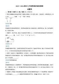 安徽省合肥市瑶海区2023-2024学年九年级上学期期末物理试题