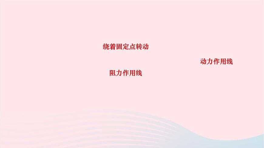 2024八年級物理下冊第十二章簡單機械第1節(jié)杠桿第1課時杠桿及其平衡條件作業(yè)課件新版新人教版第3頁