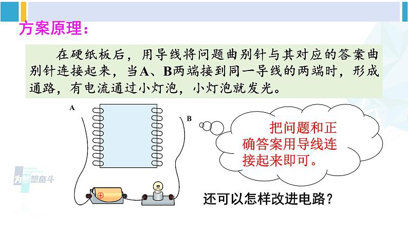 教科版九年级物理全册 第三章 认识电路第四节 活动:电路创新设计展示(课件)07