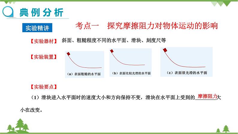 沪科版物理八年级下册 第七章力与运动第一节科学探究:牛顿第一定律第三课时课件03