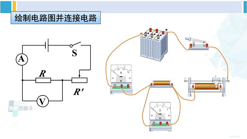 沪科版九年级物理 第十五章 探究电路 第三节 “伏安法”测电阻(课件)第5页
