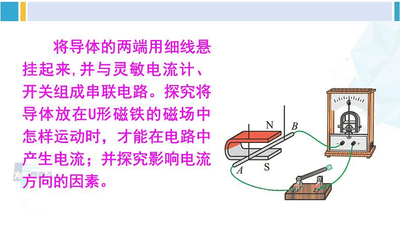 沪科版九年级物理 第十八章 电能从哪里来 第一课时 电磁感应现象(课件)第7页