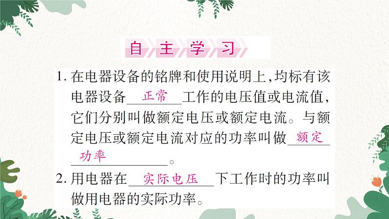 课时2 额定功率与实际功率第2页