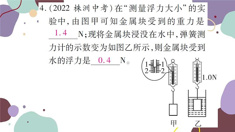 沪科版物理八年级下册 第九章 浮力课件05