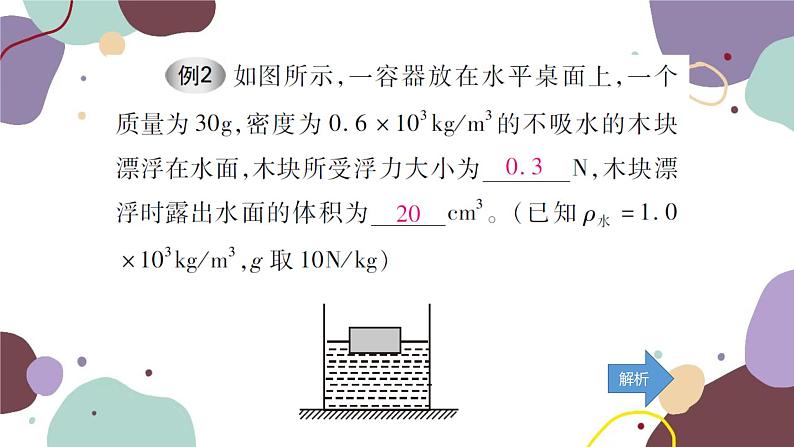 沪科版物理八年级下册 第九章 浮力课件08