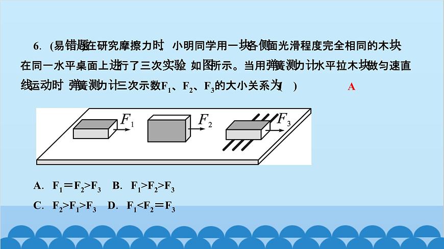 人教版物理八年級下冊 第八章　運(yùn)動和力 第三節(jié)　摩擦力 課件第8頁