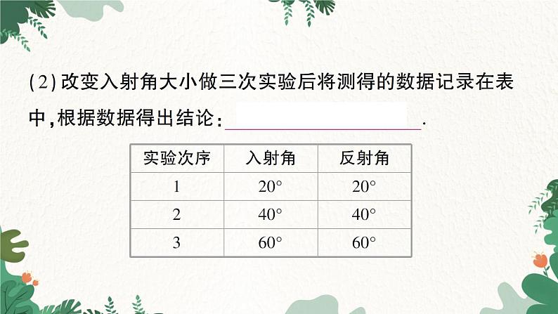 北师大版物理八年级上册 第五章 光现象习题课件05