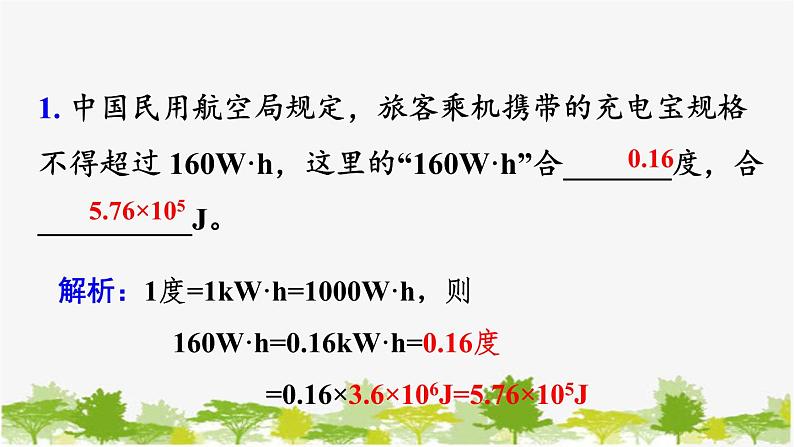 人教版物理九年级下册 第十八章 第一节 电能 电功(课件+素材)08