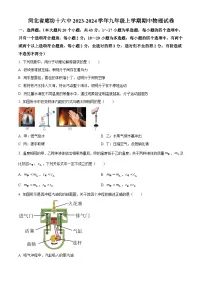河北省廊坊十六中2023-2024学年九年级上学期期中物理试题（原卷版+解析版）