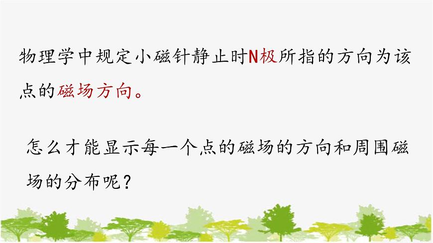 人教版物理九年級下冊 第20章第1節(jié)第2課時磁現(xiàn)象磁場課件第7頁