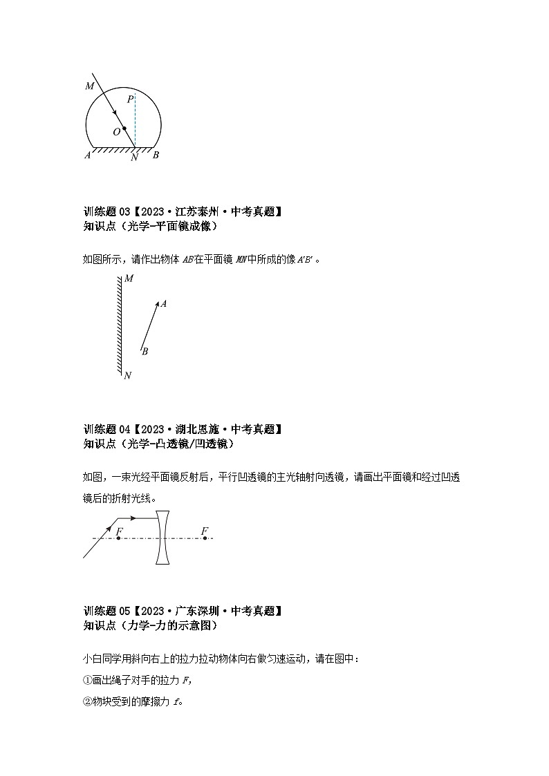 2024中考物理压轴大题专练-专题06压轴之作图题(含解析)第2页