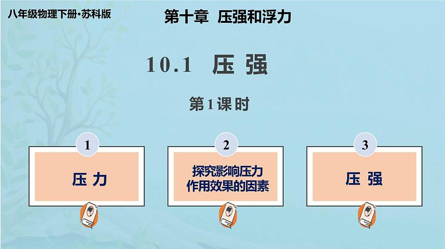 10.1 壓強-蘇科版八年級物理下冊第十章《壓強與浮力》PPT課件第3頁
