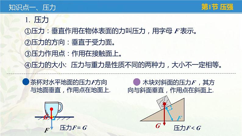 苏科版八年级物理下册第十章《压强和浮力》单元复习PPT课件08
