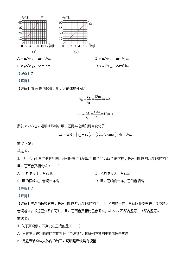 精品解析:黑龙江哈尔滨市宾县2022-2023学年八年级上学期期末物理试题(解析版)第2页