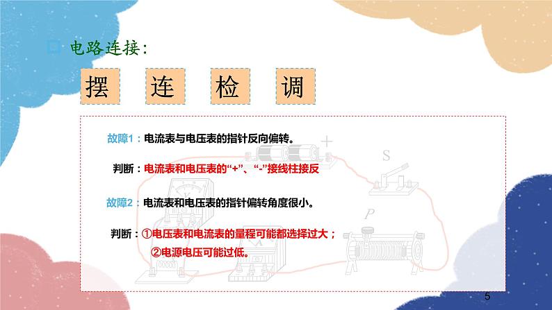 沪科版物理九年级全一册 第十五章第三节 “伏安法”测电阻课件第5页