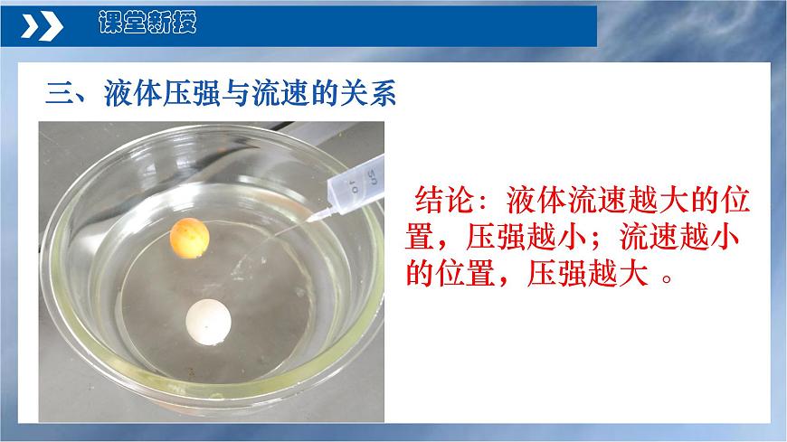 9.4流體壓強(qiáng)與流速的關(guān)系課件--2023-2024學(xué)年人教版物理八年級下冊 (1)第6頁
