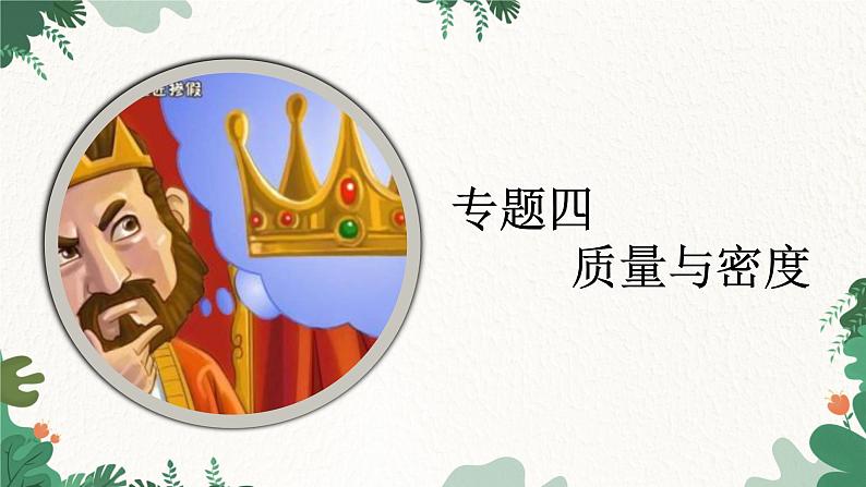 沪科版物理八年级全一册 专题四 质量与密度课件01