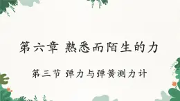 沪科版物理八年级全一册 第六章 第三节 弹力与弹簧测力计课件