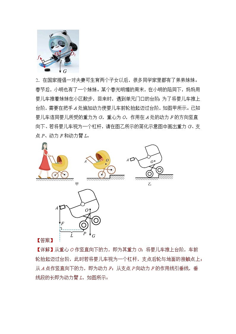 押第17(2)题—力学作图题(解析版)第2页