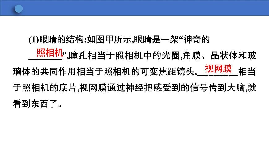 6.4+眼睛和眼鏡++課件+2023-2024學(xué)年物理北師版八年級(jí)下冊(cè)第6頁(yè)
